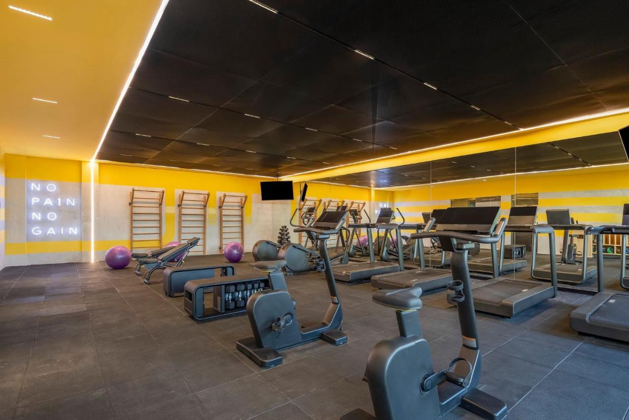 เฟียสตา อเมริกานา กอนเดซา กังกุน ออล อินคลูซีฟ Hotel แคนคูน ภายนอก รูปภาพ The gym at the hotel